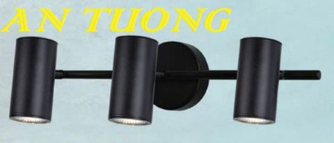  đèn rọi tranh, soi tranh 3 bóng treo vách tường trang trí 0044 