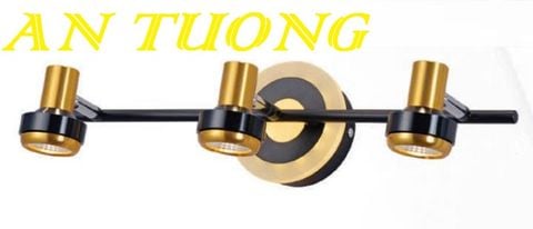  đèn rọi tranh, soi tranh 3 bóng treo vách tường trang trí 0048 