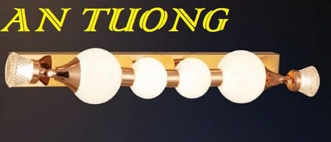  đèn rọi tranh, soi tranh 4 bóng treo vách tường trang trí 001 