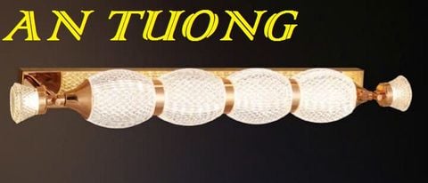  đèn rọi tranh, soi tranh 4 bóng treo vách tường trang trí 002 