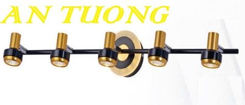  đèn rọi tranh, soi tranh 5 bóng treo vách tường trang trí 005 