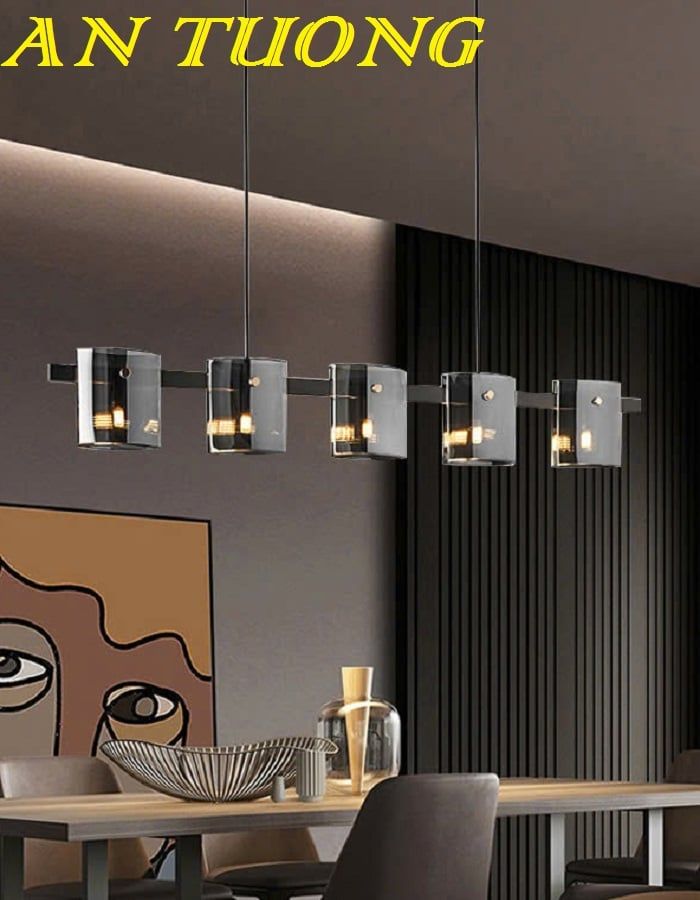 đèn thả bàn ăn decor trang trí phòng ăn, bàn bếp đẹp hiện đại 0133