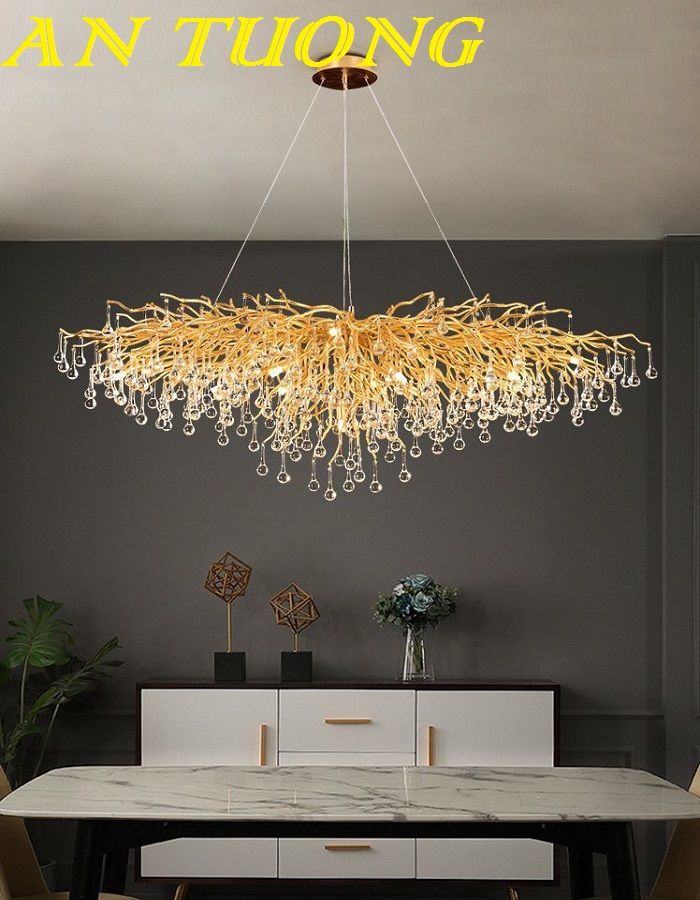 đèn thả bàn ăn decor trang trí phòng ăn, bàn bếp đẹp hiện đại 0142