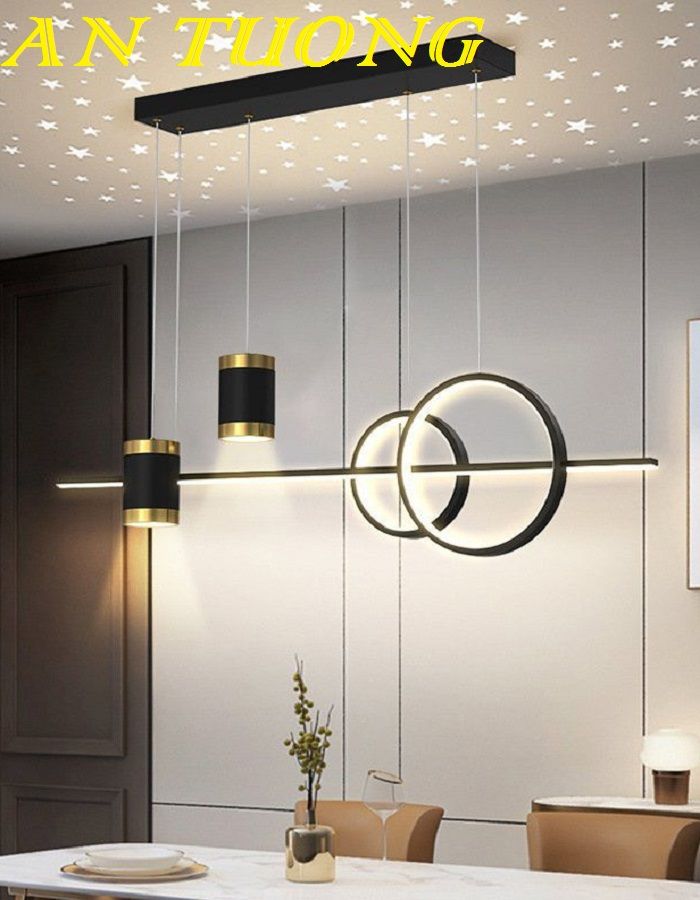 đèn thả bàn ăn decor trang trí phòng ăn, bàn bếp đẹp hiện đại 0145