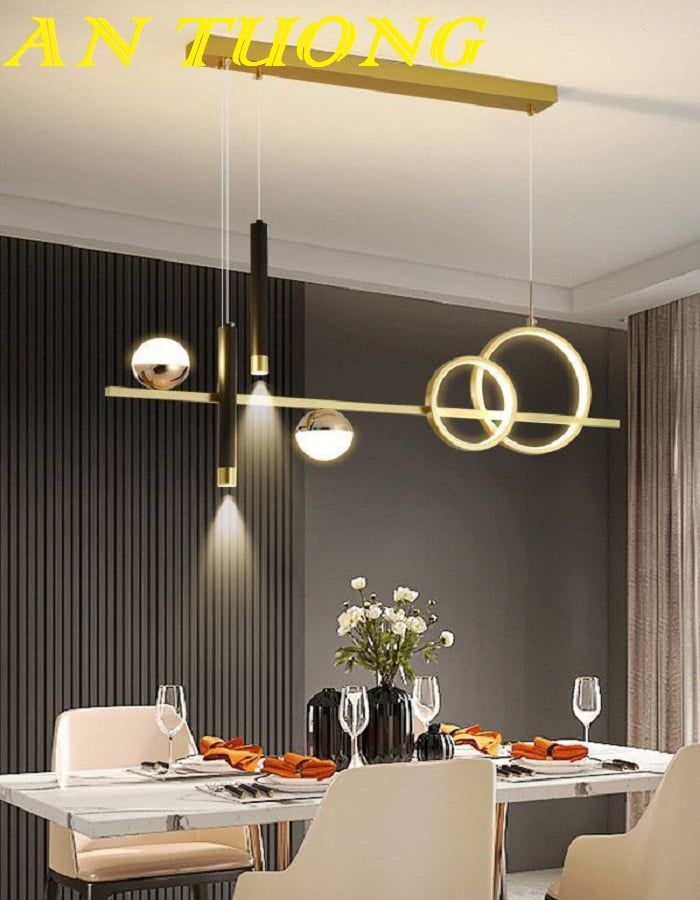 đèn thả bàn ăn decor trang trí phòng ăn, bàn bếp đẹp hiện đại 0152