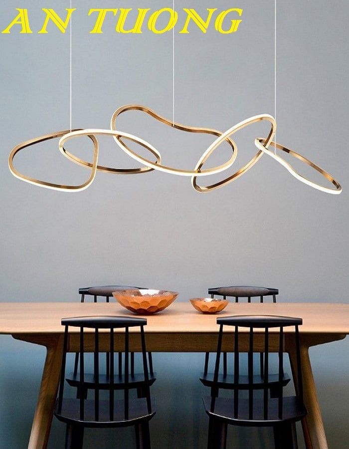 đèn thả bàn ăn decor trang trí phòng ăn, bàn bếp đẹp hiện đại 0160