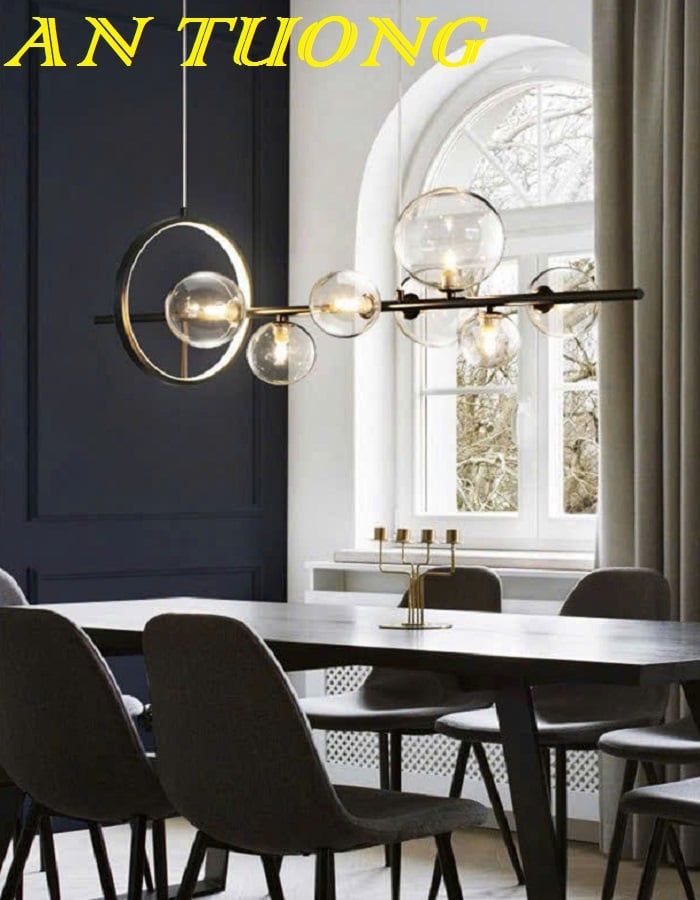đèn thả bàn ăn decor trang trí phòng ăn, bàn bếp đẹp hiện đại 0172