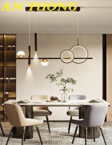  đèn thả bàn ăn decor trang trí phòng ăn, bàn bếp đẹp hiện đại 0177 