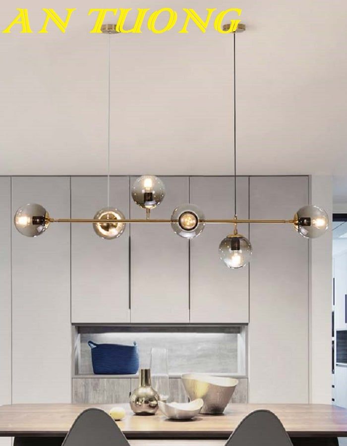 đèn thả bàn ăn decor trang trí phòng ăn, bàn bếp đẹp hiện đại 0181