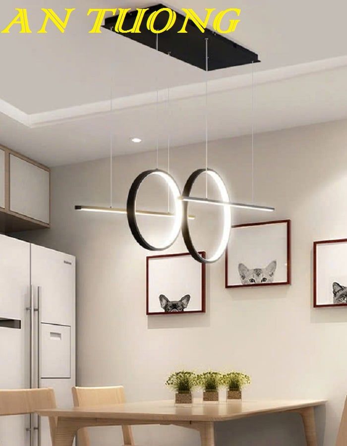 đèn thả bàn ăn decor trang trí phòng ăn, bàn bếp đẹp hiện đại 0186