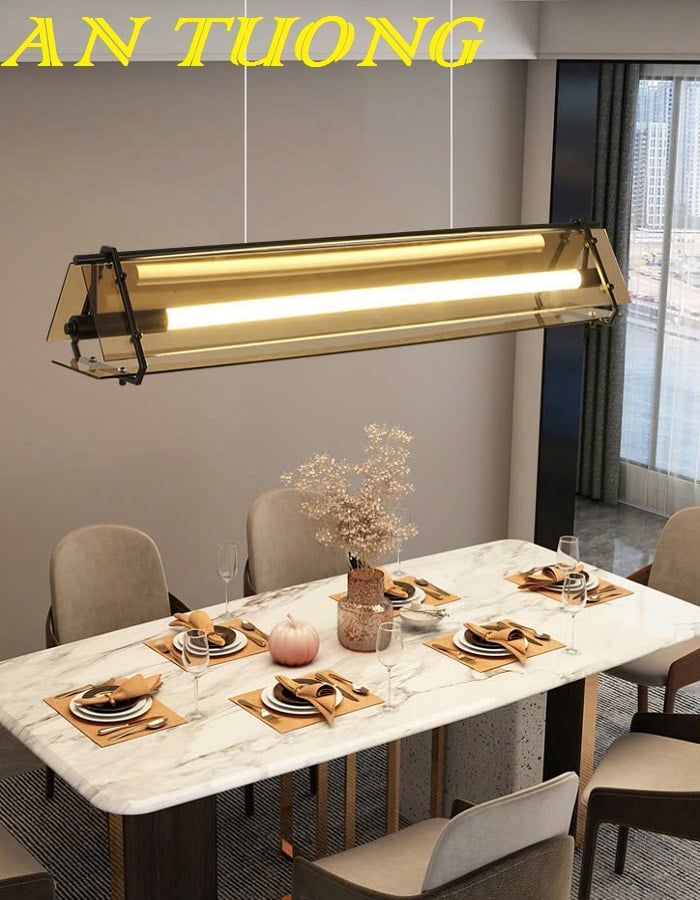 đèn thả bàn ăn decor trang trí phòng ăn, bàn bếp đẹp hiện đại 0199