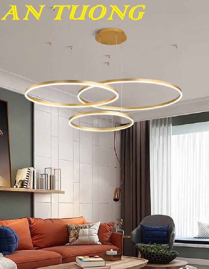 đèn thả trần decor trang trí phòng khách đẹp, hiện đại 0186