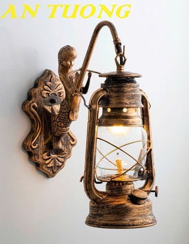  đèn treo tường ngoài trời decor trang trí quán cafe kiểu cổ điển 001 