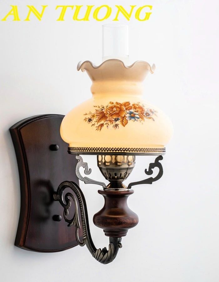 đèn treo tường decor trang trí quán cafe kiểu cổ điển 004