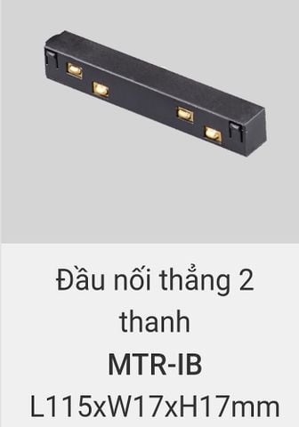  Đầu nối thẳng 2 thanh ray vinaled MTR IB 