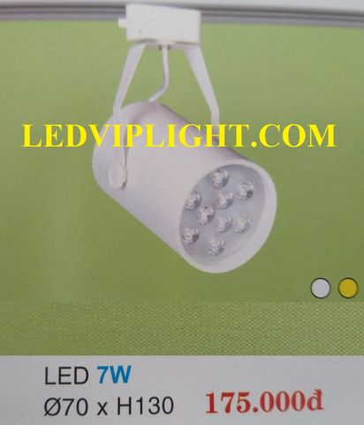  ĐÈN RỌI RAY 7W, ĐÈN RỌI LED GẮN THANH RAY 7W VỎ TRẮNG ÁNH SÁNG TRẮNG / ÁNH SÁNG VÀNG 