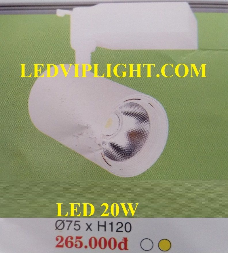 ĐÈN RỌI RAY COB 20W VỎ TRẮNG