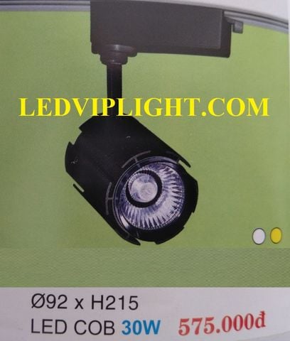  ĐÈN RỌI RAY COB 30W VỎ ĐEN 