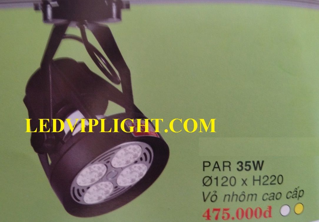 ĐÈN RỌI RAY TRẦN CAO 35W VỎ ĐEN