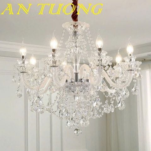  đèn chùm tân cổ điển trang trí phòng khách tân cổ điển 025 