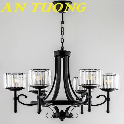  đèn chùm tân cổ điển trang trí phòng khách tân cổ điển 036 