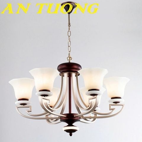  đèn chùm tân cổ điển trang trí phòng khách tân cổ điển 037 