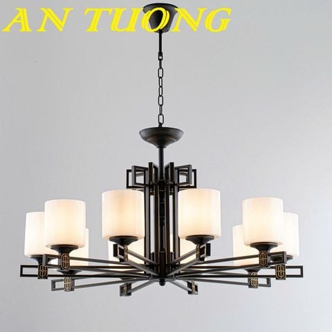  đèn chùm tân cổ điển trang trí phòng khách tân cổ điển 040 