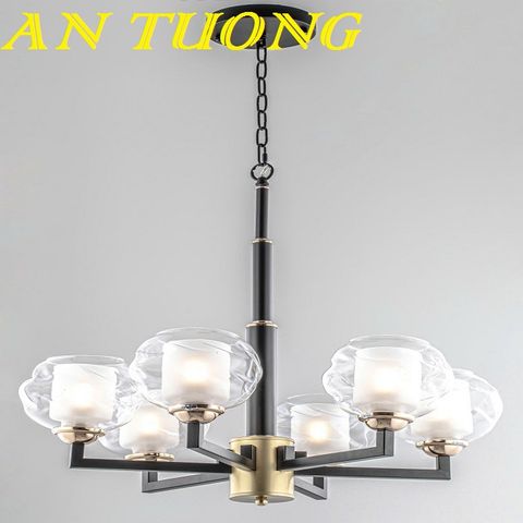  đèn chùm tân cổ điển trang trí phòng khách tân cổ điển 043 