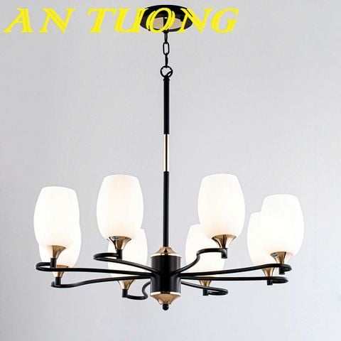  đèn chùm tân cổ điển trang trí phòng khách tân cổ điển 046 