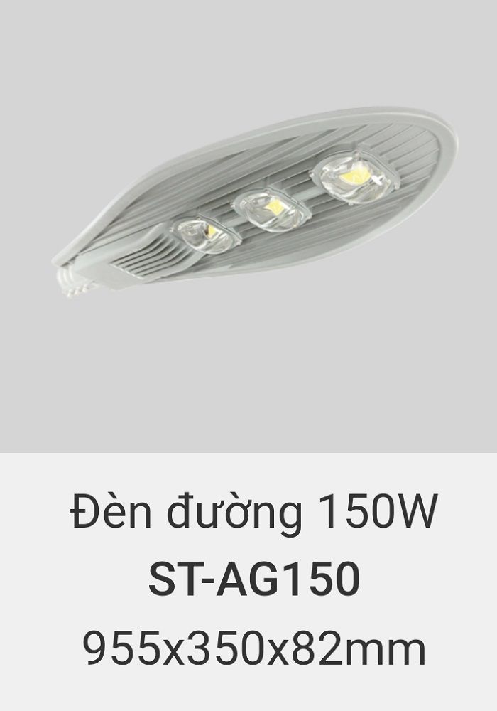 Đèn đường led vinaled 150w ST AG150