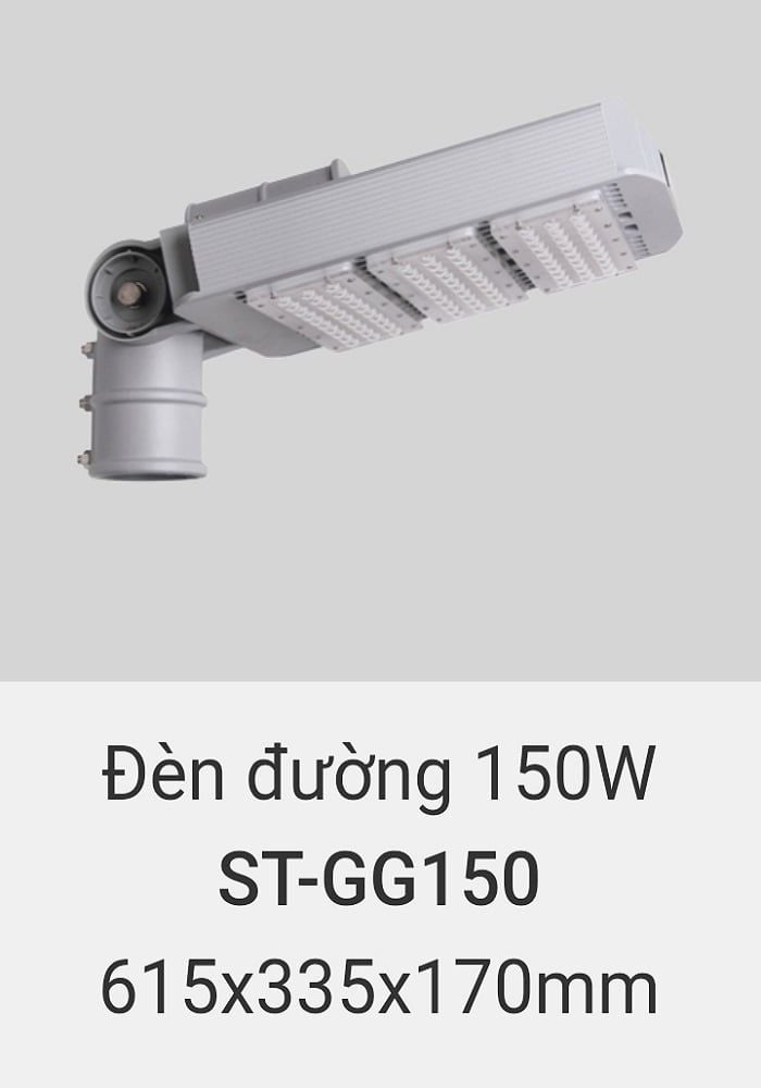 Đèn đường led vinaled 150w ST GG150