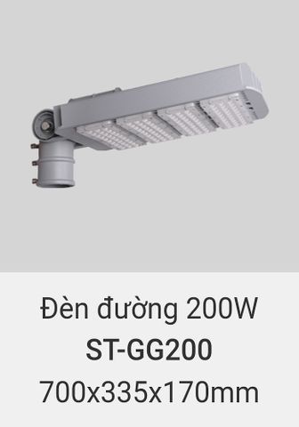  Đèn đường led vinaled 200w ST GG200 