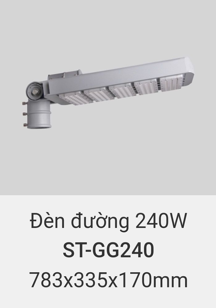 Đèn đường led vinaled 240w ST GG240