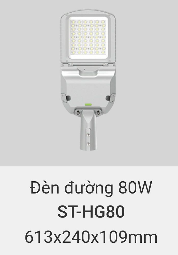 Đèn đường led vinaled 80w ST HG80