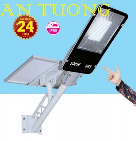  đèn đường năng lượng mặt trời 100w 