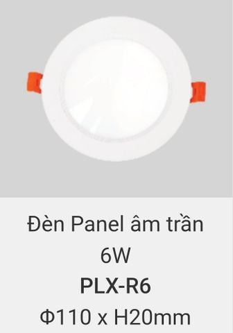  Đèn led âm trần vinaled 6w PLX R6 