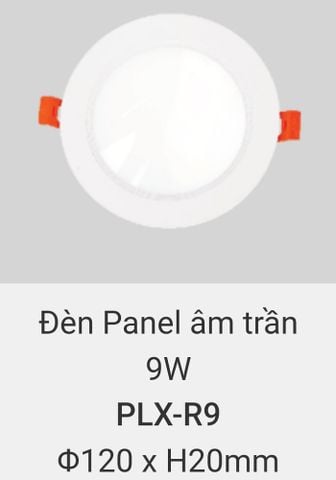  Đèn led âm trần vinaled 9w PLX R9 