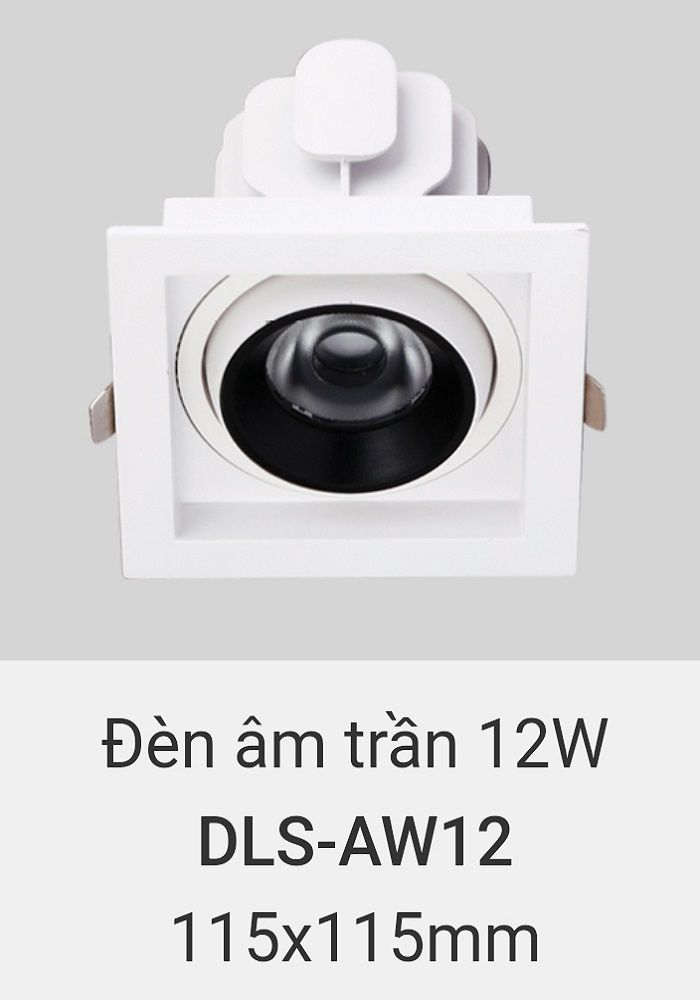 Đèn led downlight âm trần vinaled 12w DLS AW12