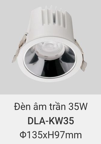  Đèn led downlight âm trần vinaled 35w DLA KW35 
