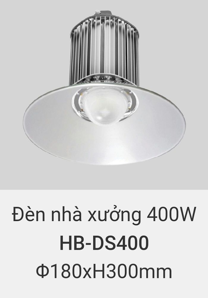 Đèn led nhà xưởng vinaled 400w HB DS400