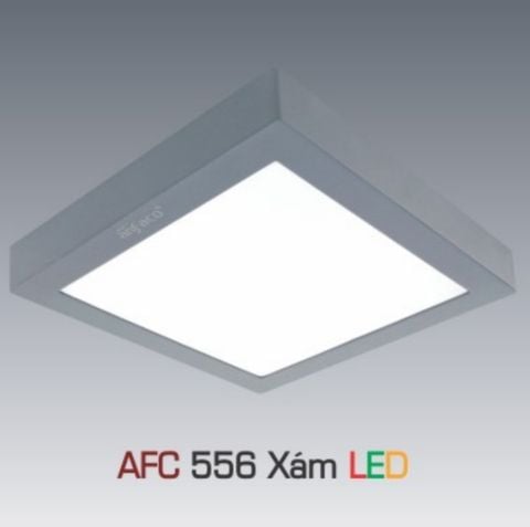  Đèn led ốp trần anfaco afc 556 xám led 12w 