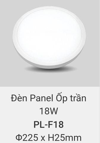  Đèn led ốp trần vinaled 18w PL F18 