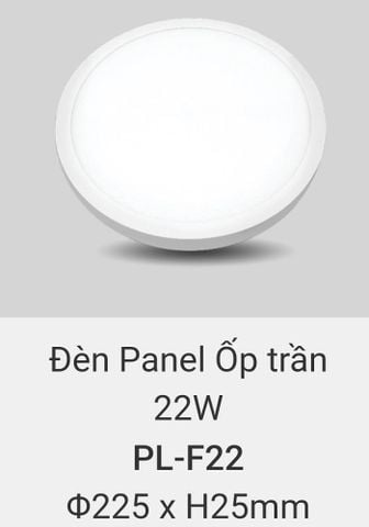  Đèn led ốp trần vinaled 22w PL F22 