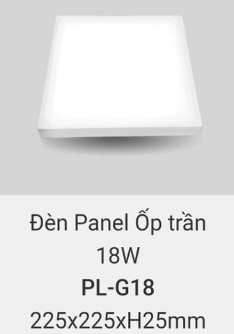  Đèn led ốp trần vuông vinaled 18w PL G18 