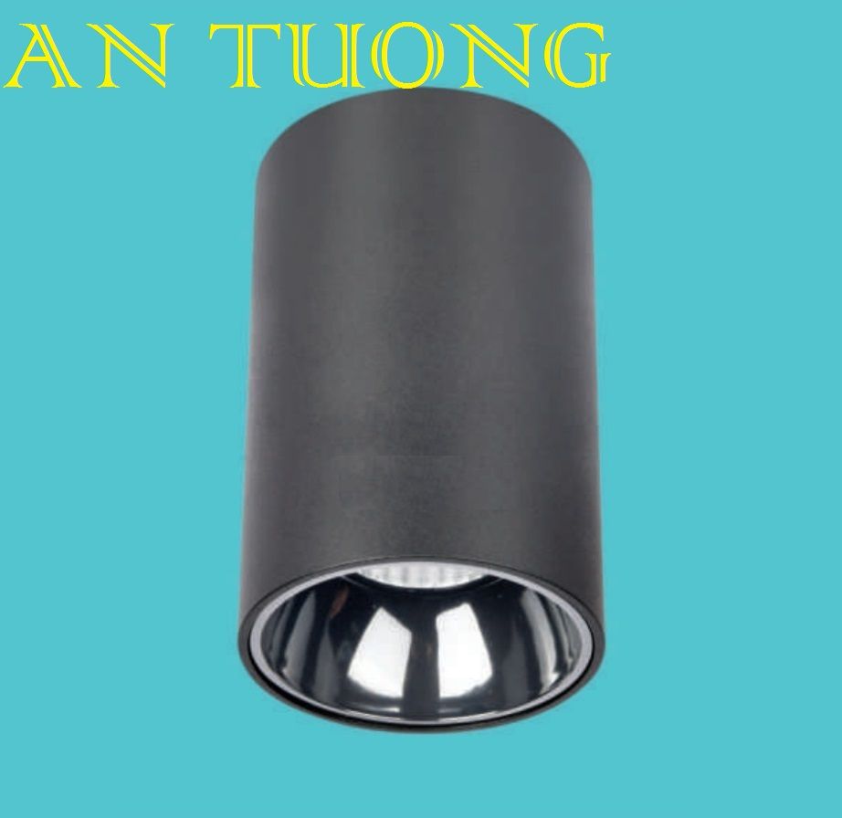 đèn lon led ốp nổi 10w vỏ đen