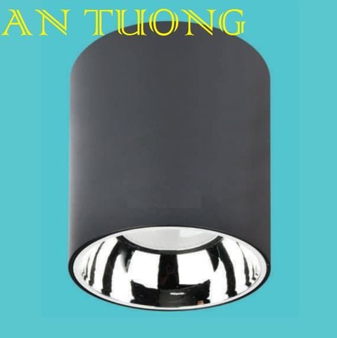  đèn lon led ốp nổi 24w vỏ đen 