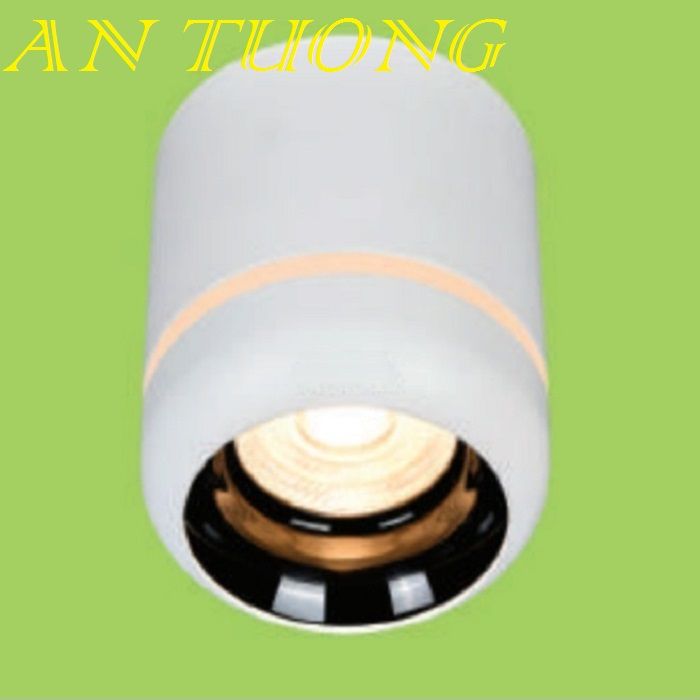 đèn lon led ốp trần, ốp nổi 12w viền trắng