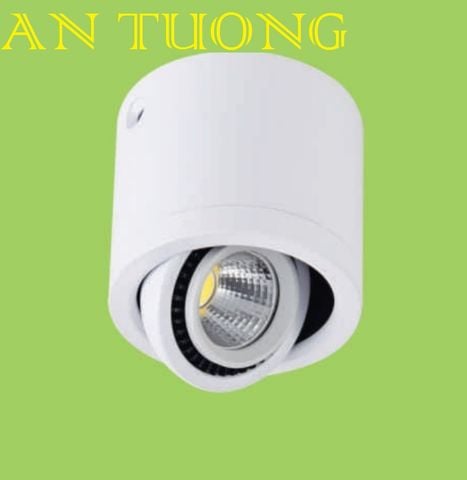  đèn lon led ốp trần nổi spotlight xoay chiếu điểm 15w 