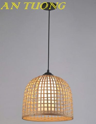  đèn mây tre treo thả trần trang trí nhà hàng, quán ăn, quán cafe 043 