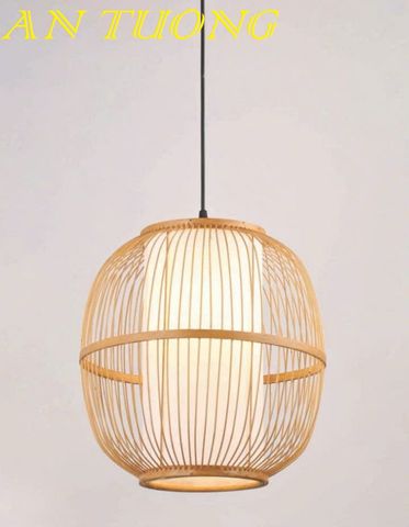  đèn mây tre treo thả trần trang trí nhà hàng, quán ăn, quán cafe 098 
